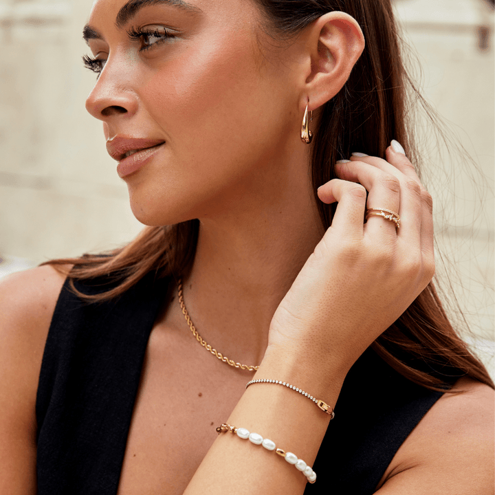 Lunara Crystal Gold Bracelet