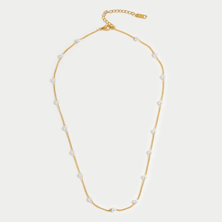 Nura Delicate Pearl Necklace