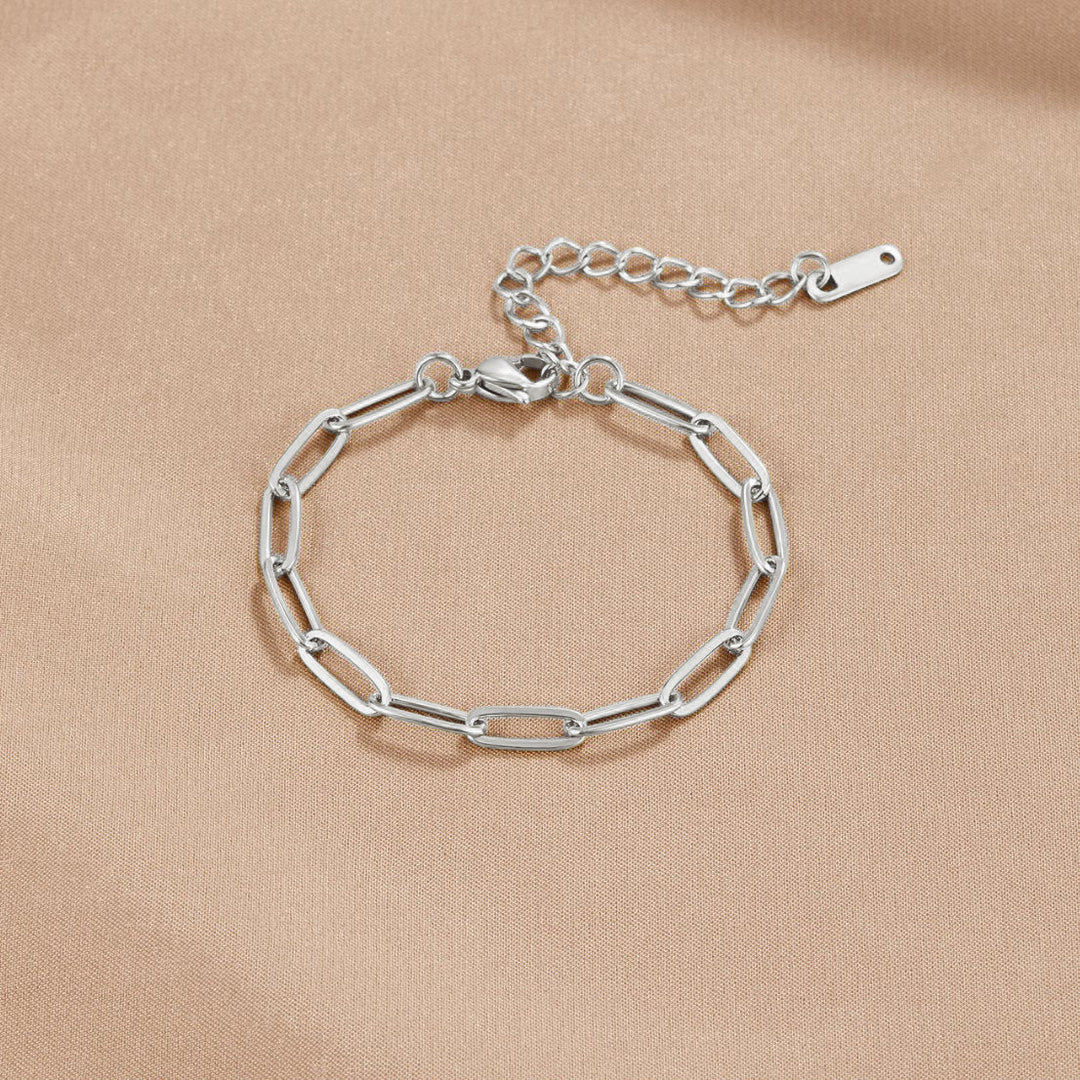 Clipa Paperclip Chain Bracelet