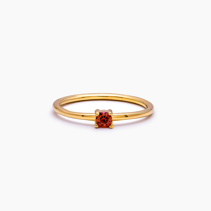Isolde Dainty Birthstone Ring
