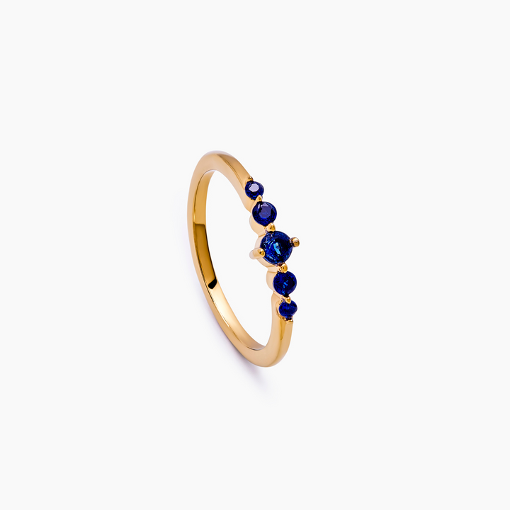 Ysabel Birthstone Arc Ring