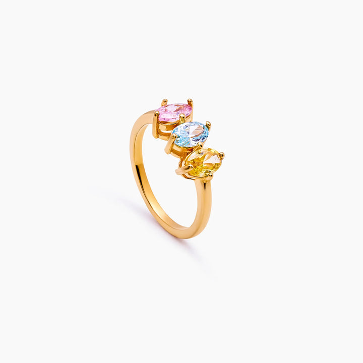 Thessaly Family Birthstone Ring