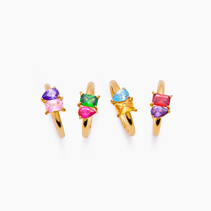 Ianthe Duo Birthstone Ring
