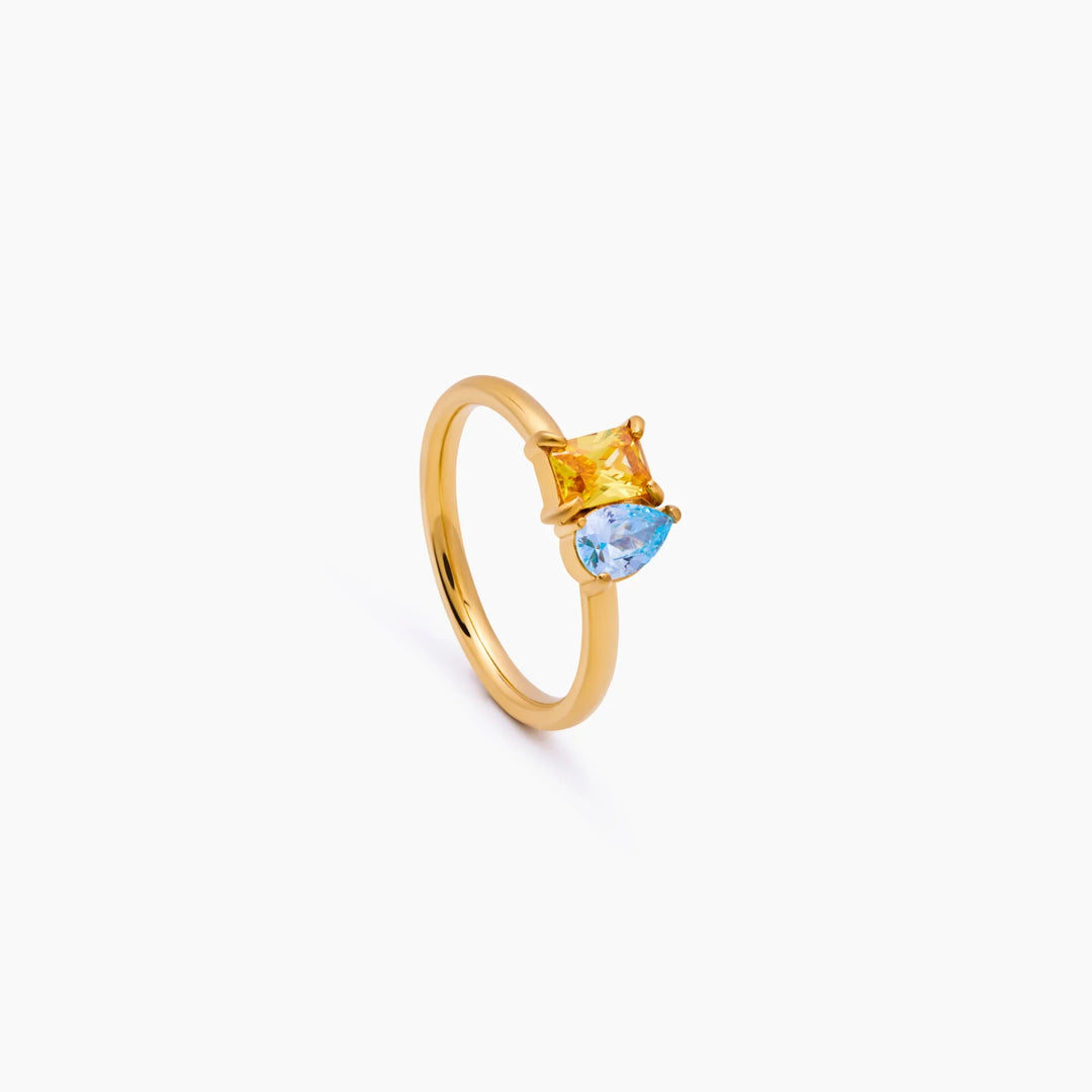 Ianthe Duo Birthstone Ring