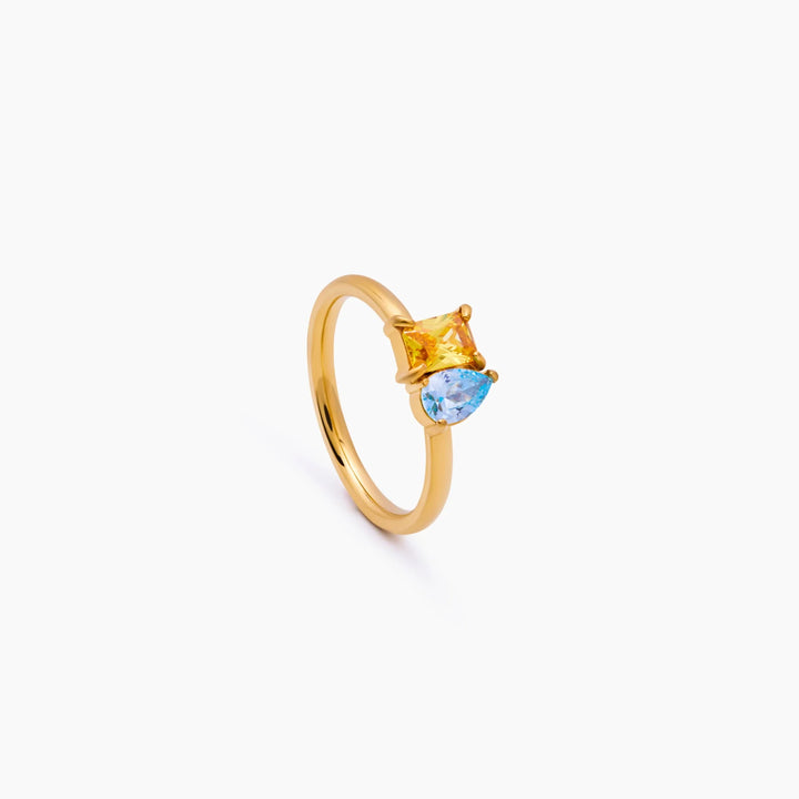 Ianthe Duo Birthstone Ring