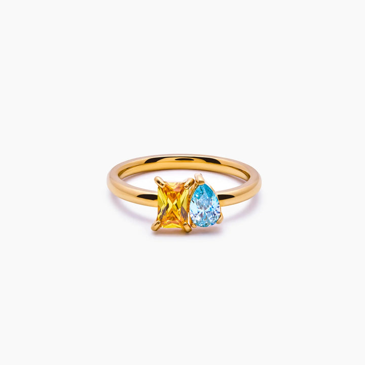 Ianthe Duo Birthstone Ring