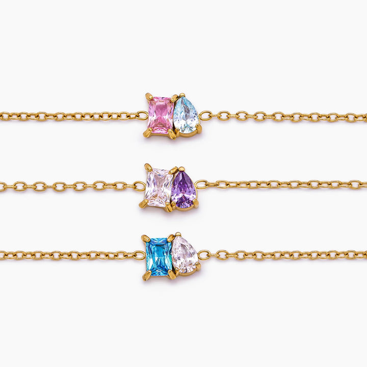 Constance Duo Birthstone Bracelet