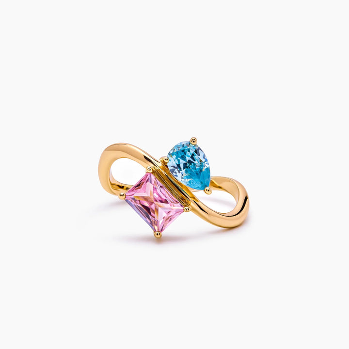 Clemence Dual Stone Ring