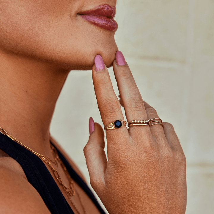 Serenya Onyx-Heirloom Ring