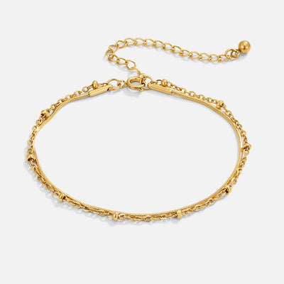 Lyra Dual-Strand Gold Bracelet