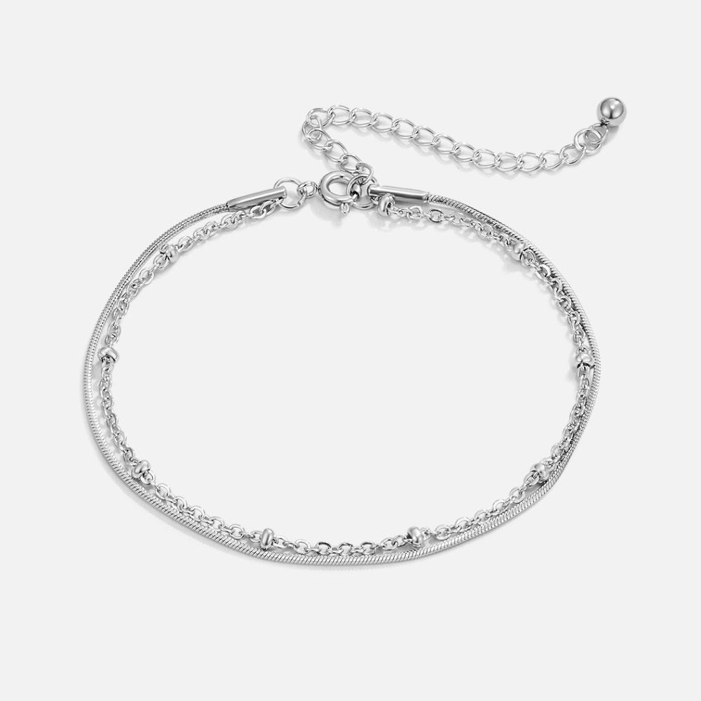 Pia Double Chain Bracelet