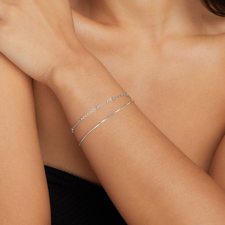 Pia Double Chain Bracelet