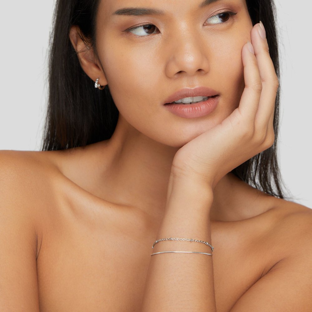 Pia Double Chain Bracelet