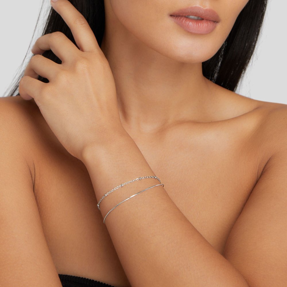 Pia Double Chain Bracelet