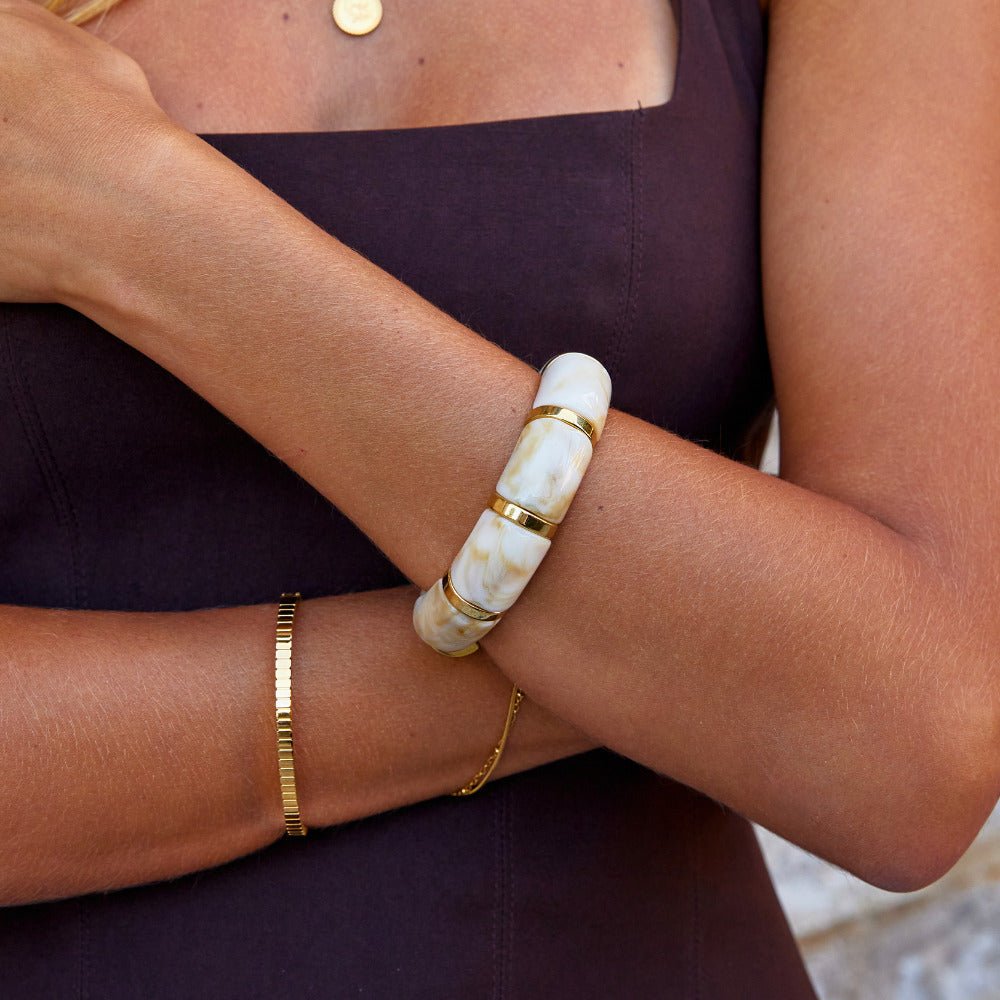 Sabina Marble Stretch Bracelet