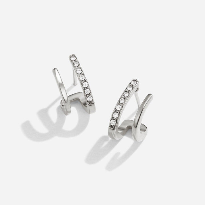 Nadia Silver Claw Earrings