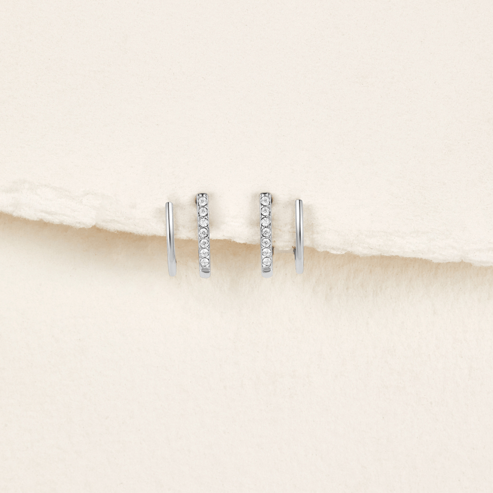 Nadia Silver Claw Earrings