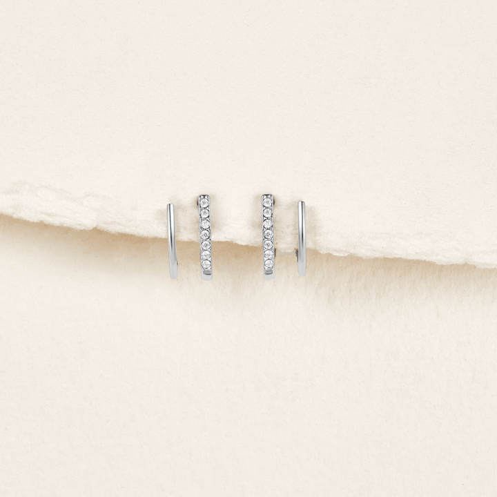 Nadia Silver Claw Earrings