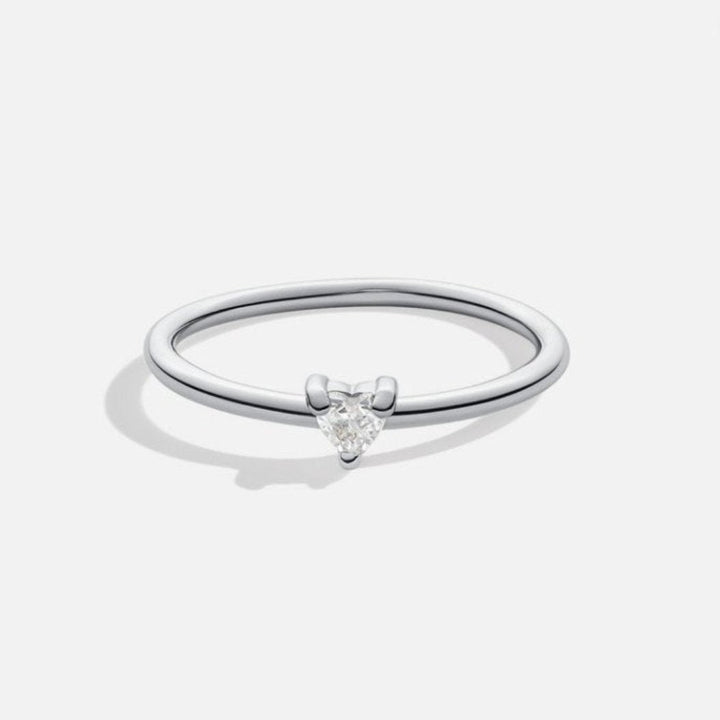 Lové Heart Crystal Ring