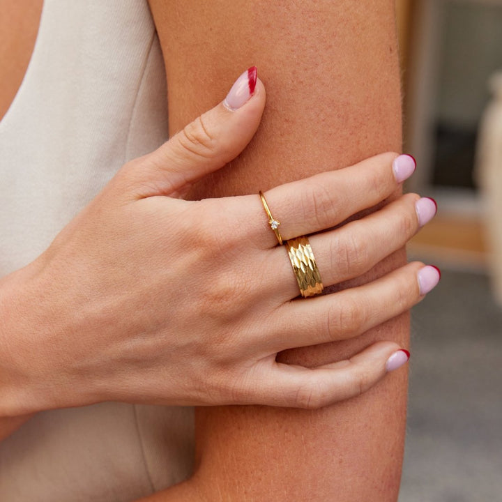 Elara Heart Crystal Ring