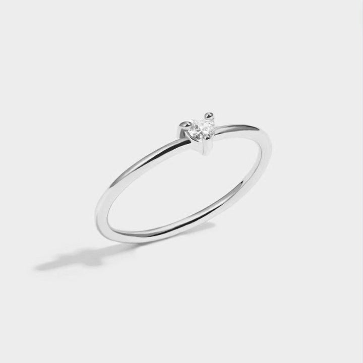 Lové Heart Crystal Ring