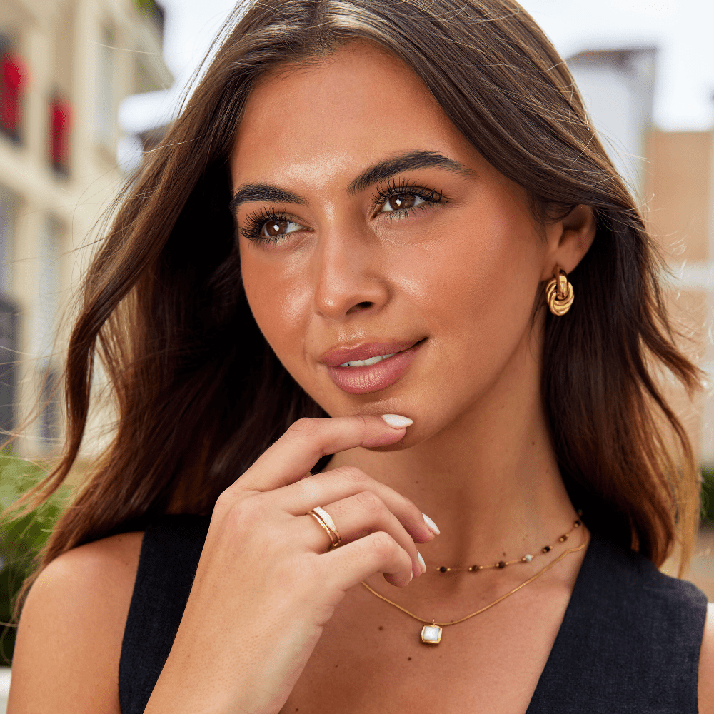 Elodie Twisted Drop Earrings