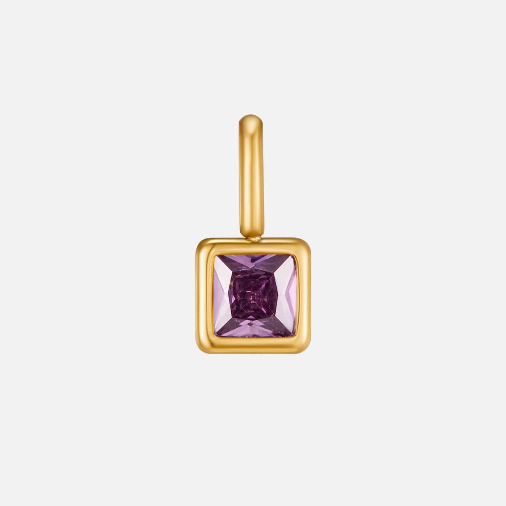 Solara Birthstone Necklace – Ruby
