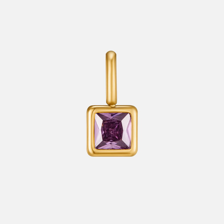 Solara Birthstone Necklace – Ruby