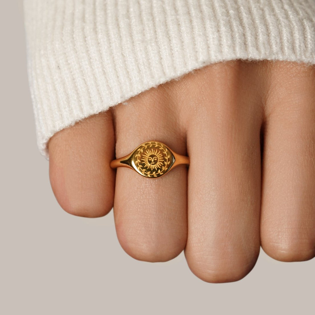 Solena Sun Emblem Ring
