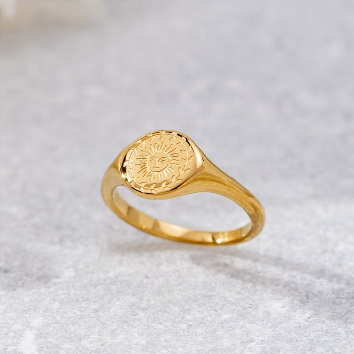 Solena Sun Emblem Ring