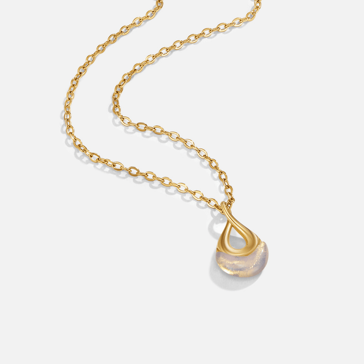 Aurelia White Stone Necklace