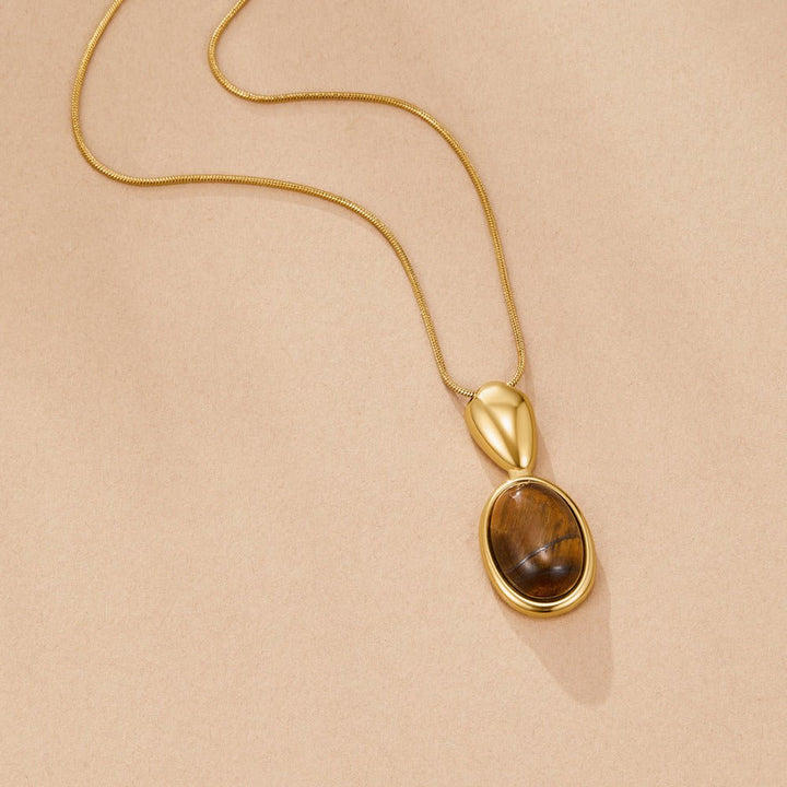 Tigra Stone Slider Necklace
