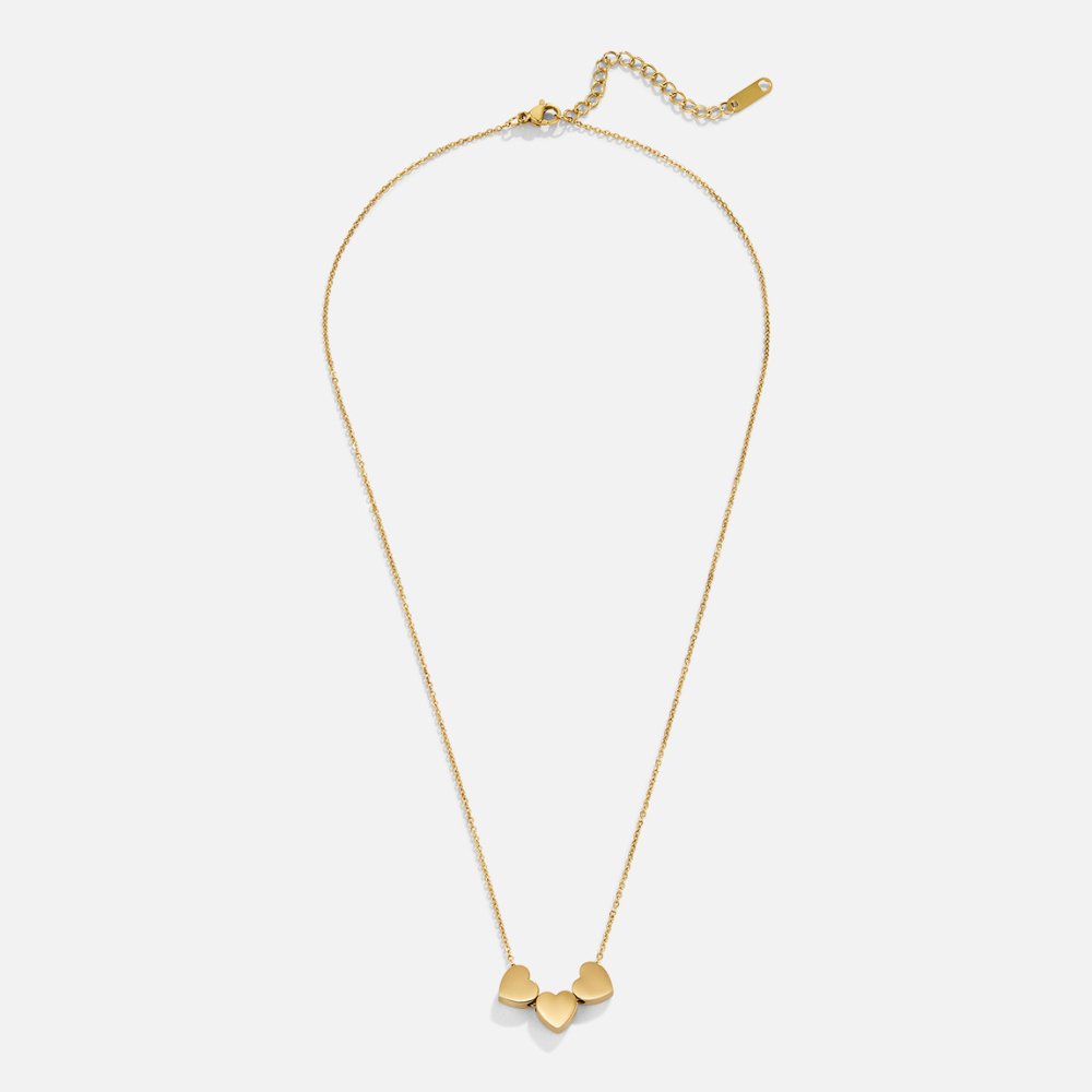 Tria Triple Heart Necklace