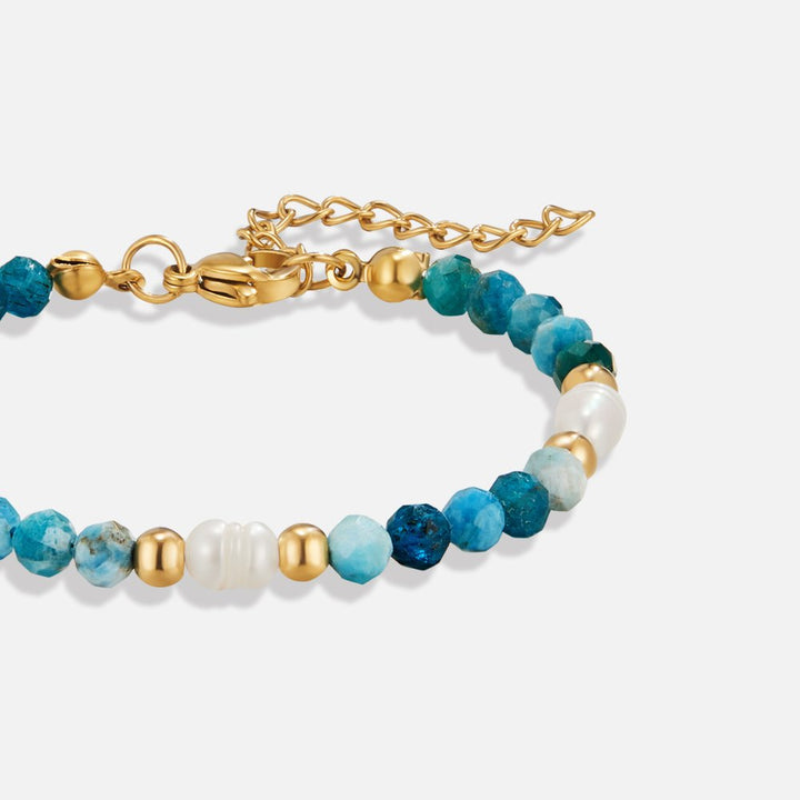 Title: Talia Turquoise Pearl Bracelet
