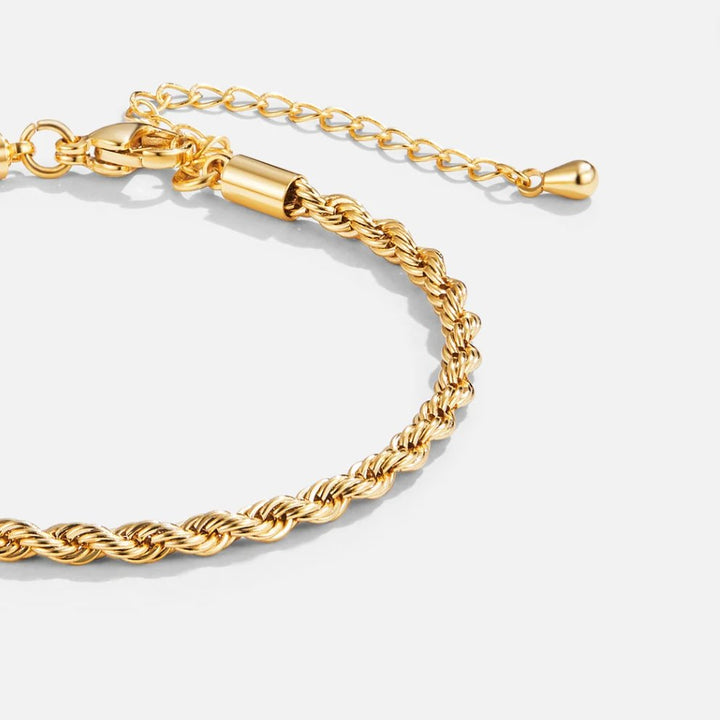 Aria Twist Gold Bracelet
