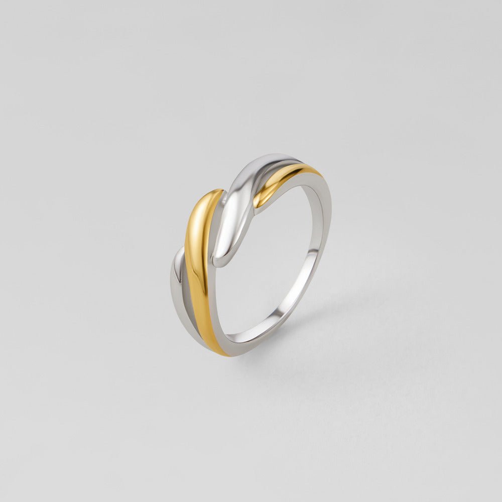Ella Two-Tone Twist Ring