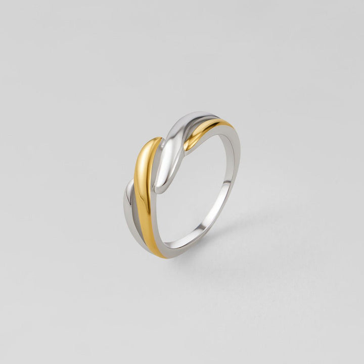 Ella Two-Tone Twist Ring