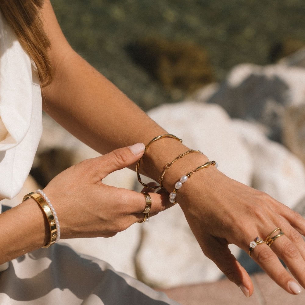 Imari Twisted Cuff Bangle