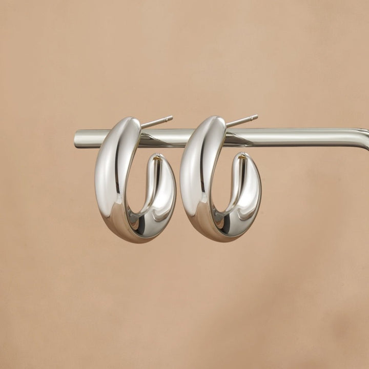 Sandara Twisted Hoop Earrings