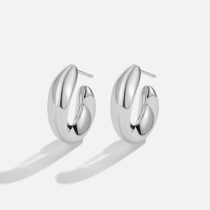 Sandara Twisted Hoop Earrings