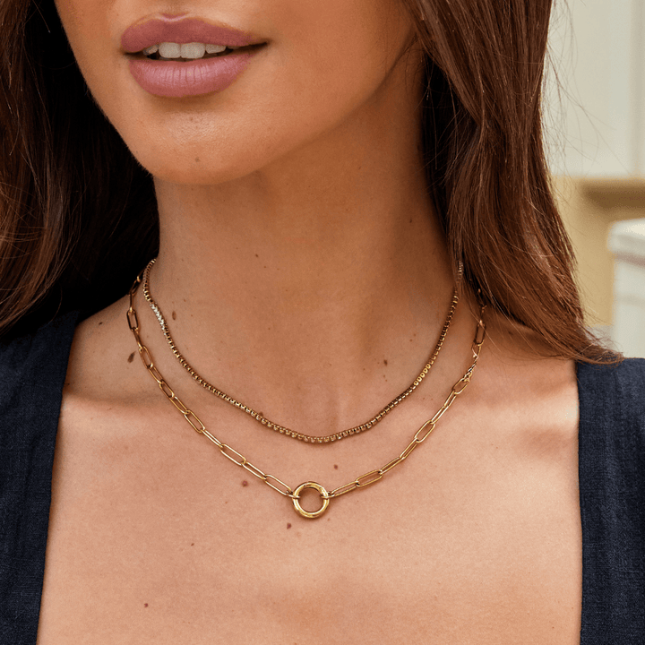 Nalina Bold Circle Necklace
