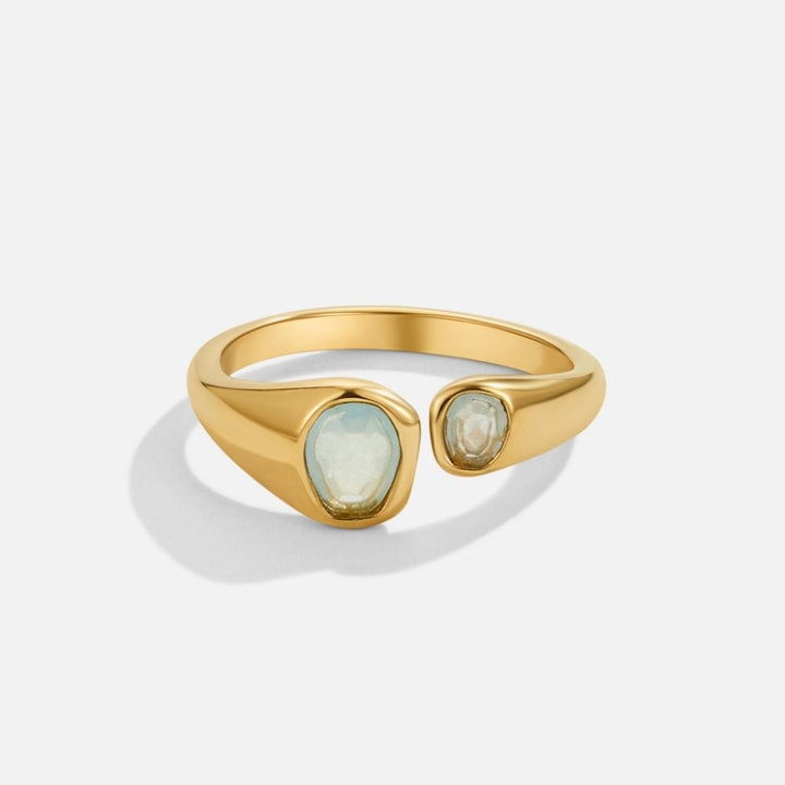 Aurelia Aquamarine Wrap Ring