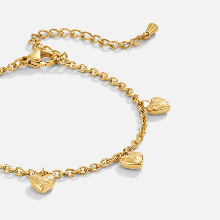 Rosalie Vintage Heart Bracelet