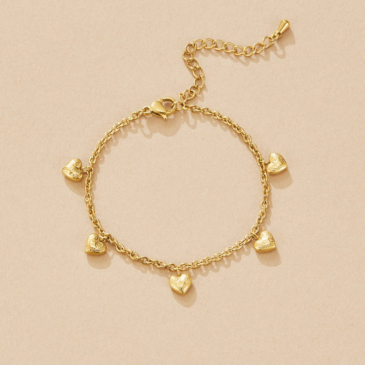 Rosalie Vintage Heart Bracelet