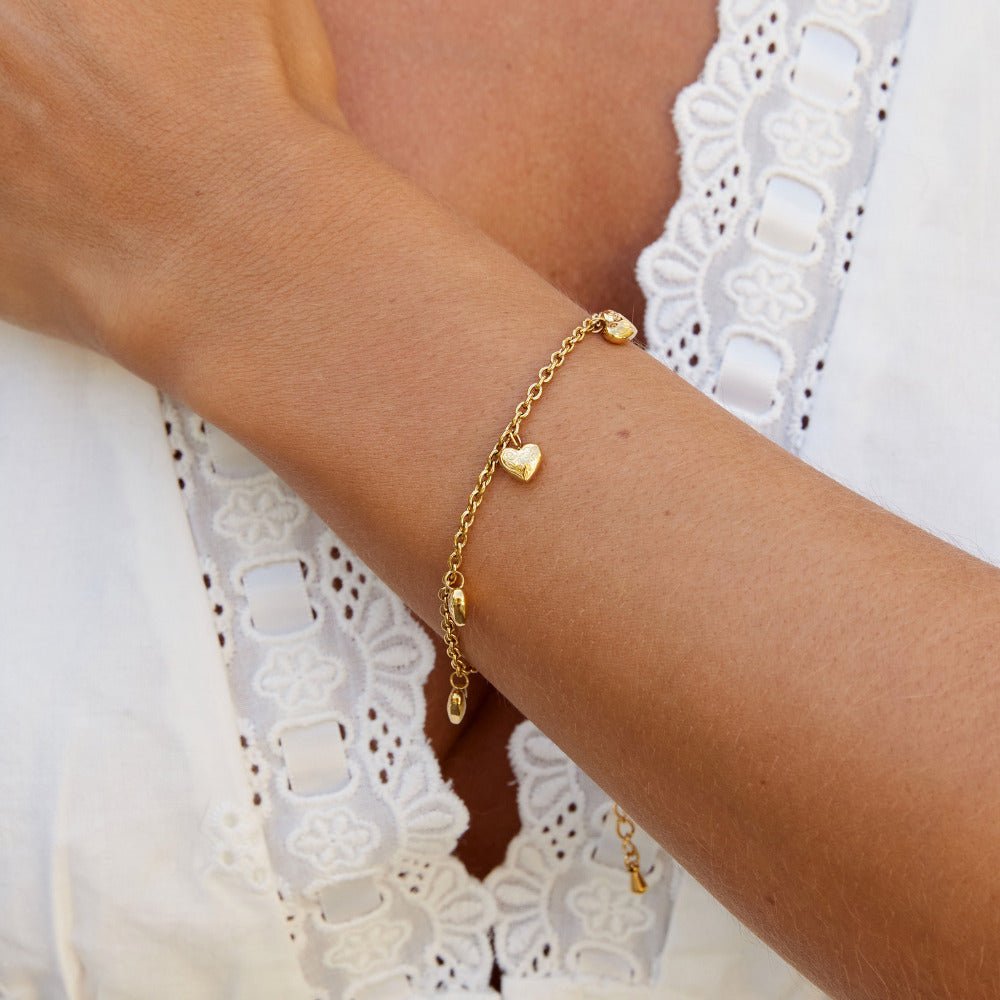 Rosalie Vintage Heart Bracelet