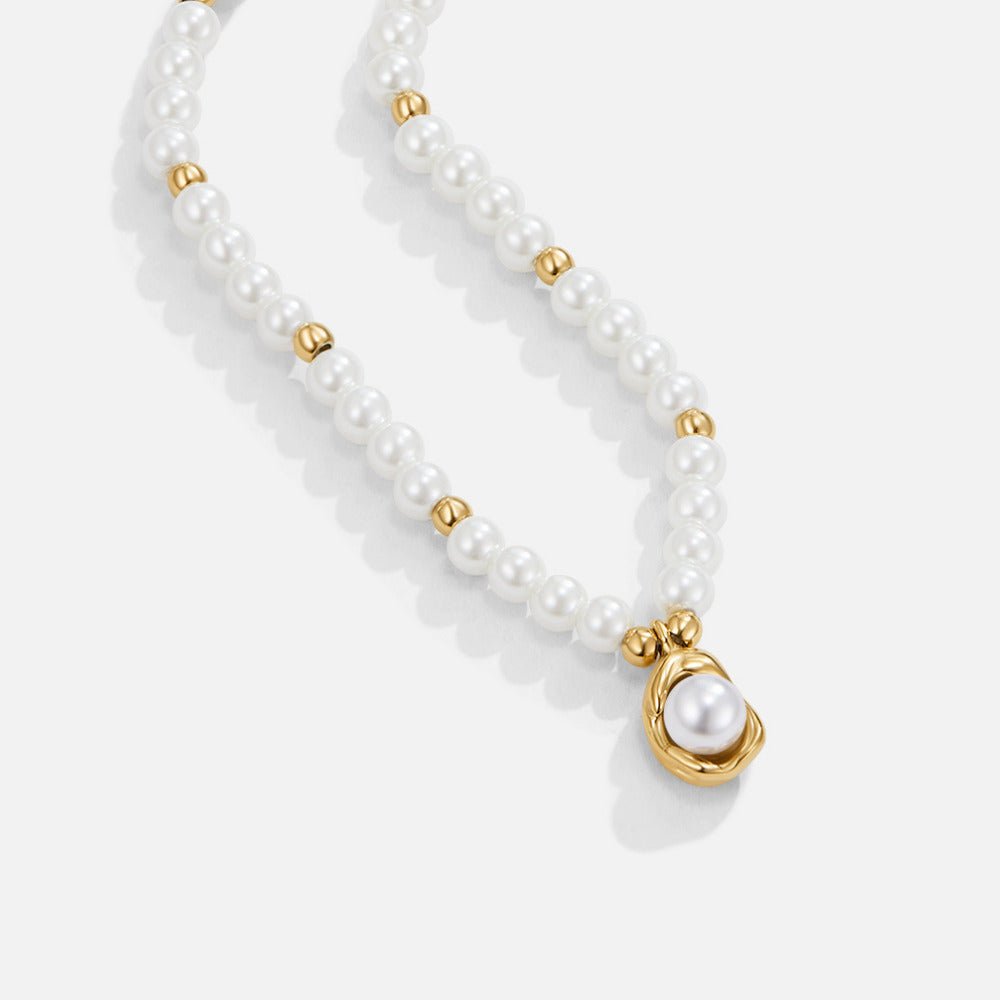 Vivienne Pearl Charm Necklace
