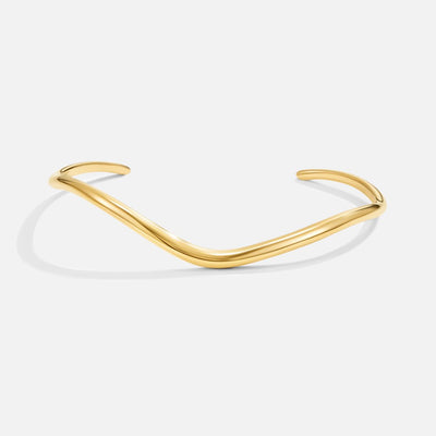 Elena Gold Curve Bracelet