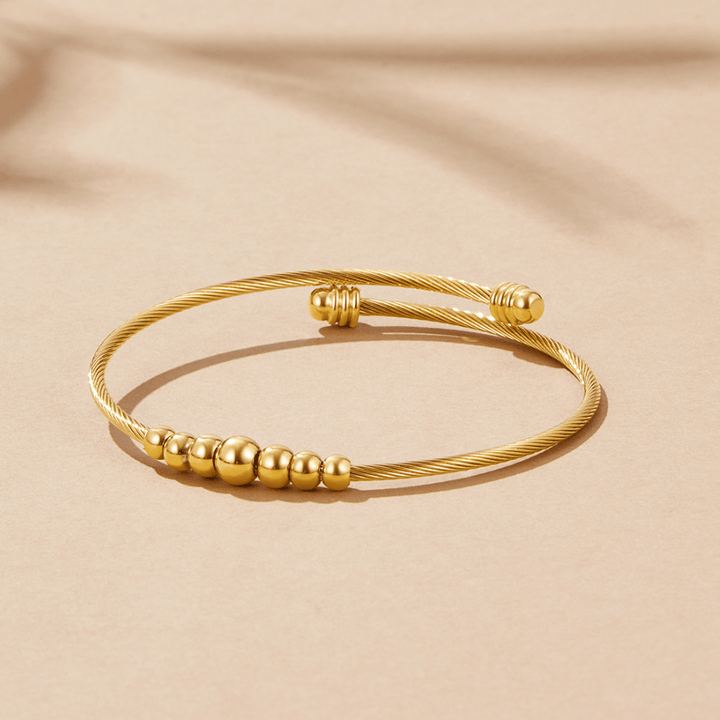 Yuri Twisted Bead Bangle