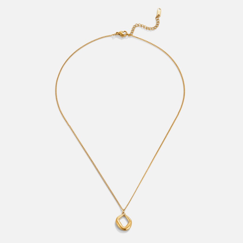 Zola Sculpted Loop Necklace
